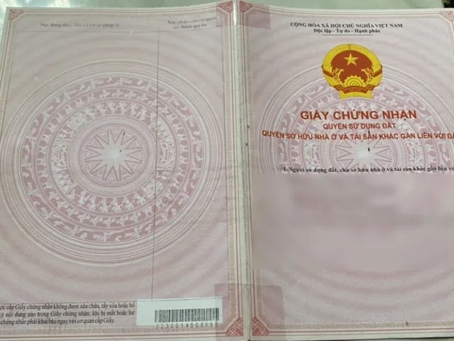 Phú Yên 58 ha — sổ đỏ đã xác minh (che thông tin cá nhân)