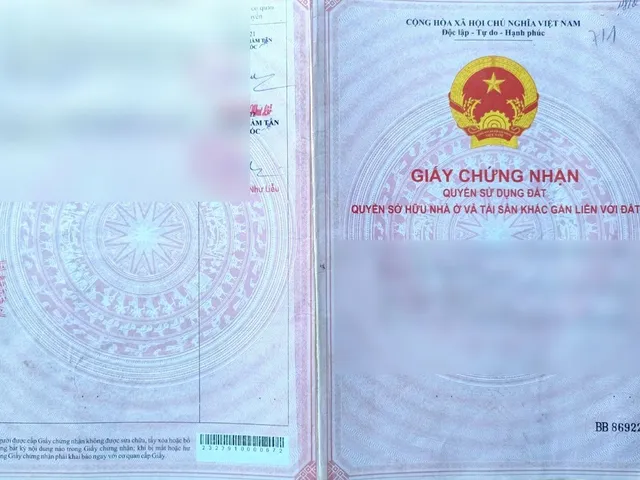 Sông Phan 2,9 ha — sổ đỏ đã xác minh (che thông tin cá nhân)